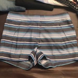 J. Crew Striped dressy shorts